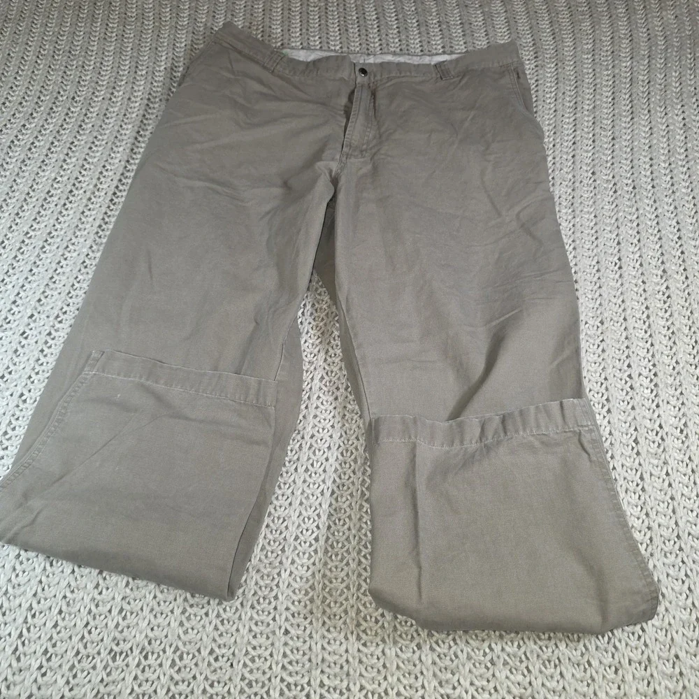 Columbia Men's Tan Cotton Canvas Utility Work Pants Carpenter 42x32 Gorpcore